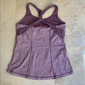 Mauve Lululemon yoga tank